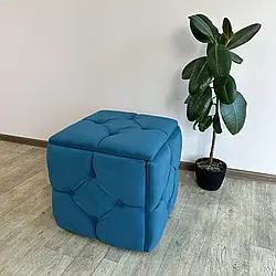 Пуф-трансформер 5 в 1 каретна стяжка каркас білий