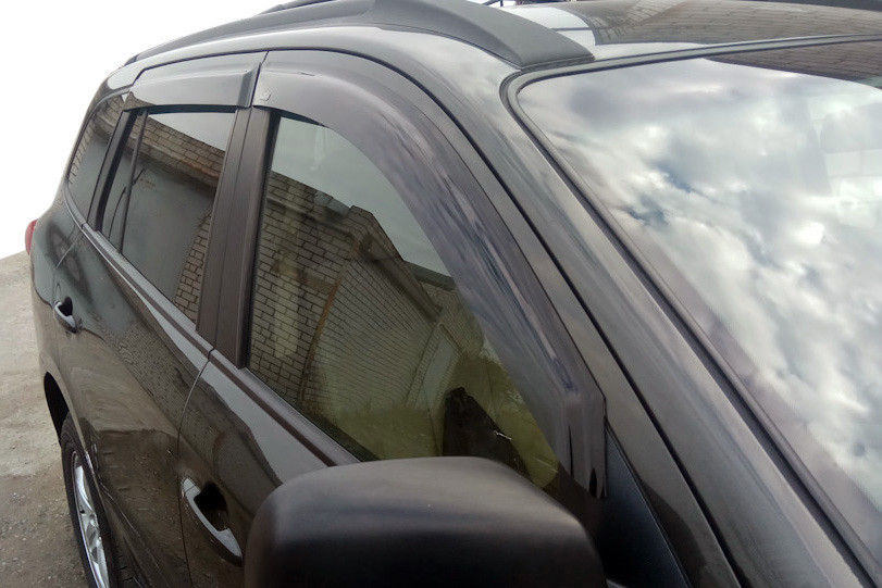 Вітровики (4 шт, HIC) для Hyundai Santa Fe 2 2006-2012рр, фото 1