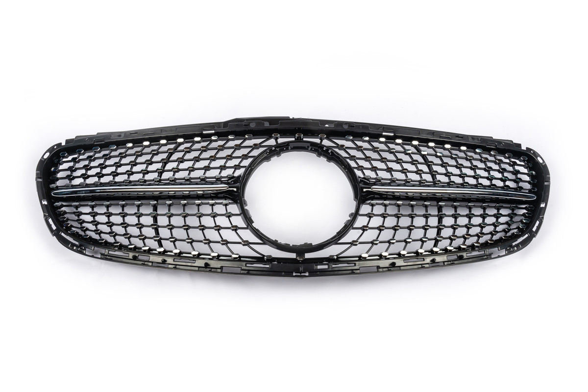 Передня решітка Diamond Black (2013-2016) для Mercedes E-сlass W212 рр