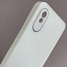 Чохол для Xiaomi Redmi 9A скляний чохол із захистом для камери на телефон сяомі редмі 9а білий k9e, фото 4