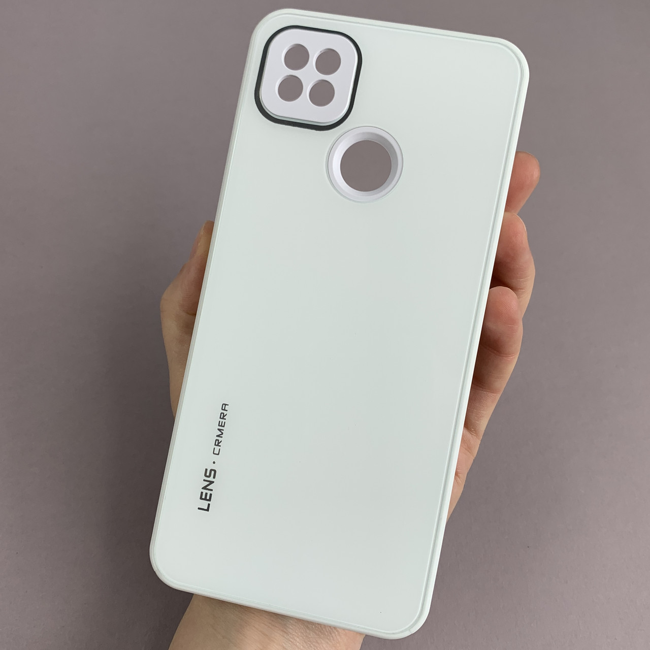 Чохол для Xiaomi Redmi 9C скляний чохол із захистом для камери на телефон сяомі редмі 9с білий k9e
