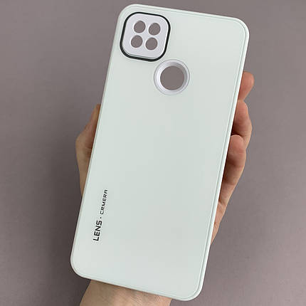 Чохол для Xiaomi Redmi 9C скляний чохол із захистом для камери на телефон сяомі редмі 9с білий k9e, фото 1