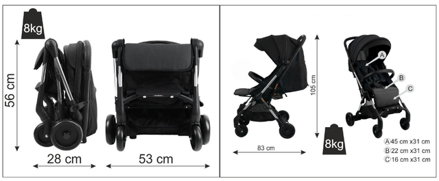 Прогулочная коляска iBebe i-stop Mini Прогулочная коляска iBebe i-stop Mini