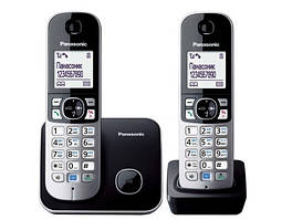 Радіотелефон DECT + Дод.слухавка (чорний) KX-TG6812UAB PR1