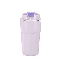Термокухоль з напувалкою 450 мл з ремінцем Фіолетовий HP153V