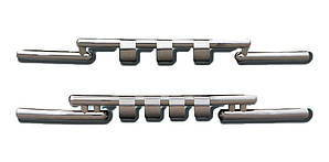 Передній захист ST009-15 (нерж.) для Fiat Ducato 1995-2006 рр