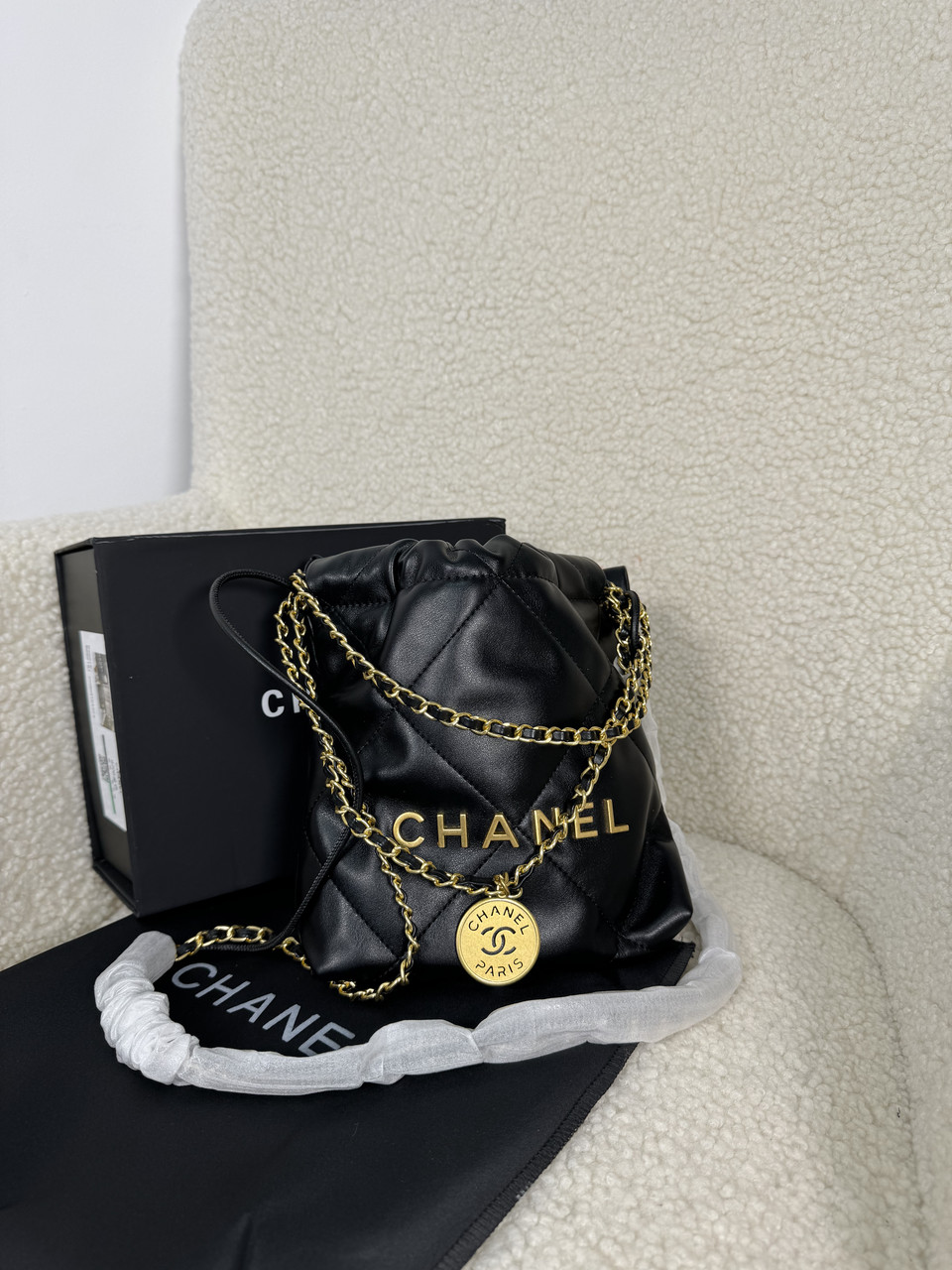 Жіноча сумка Шанель чорна Chanel Black