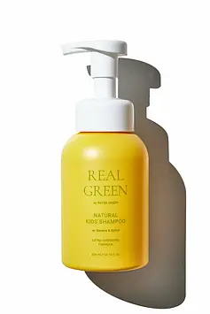 Дитячий шампунь на основі натуральних екстрактів Rated Green REAL GREEN NATURAL KIDS SHAMPOO 300мл