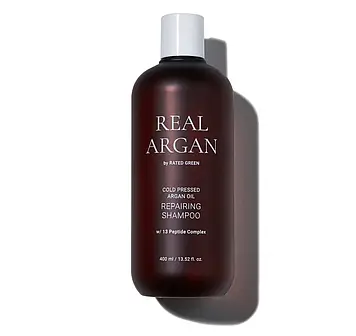 Відновлюючий шампунь з аргановим маслом Rated Green REAL ARGAN REPAIRING SHAMPOO 400мл
