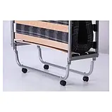 Розкладачка з матрацом 190х80 на ламелях AMF Класик Кілт-4. Євро розкладачки для сну. Розкладне ліжко, фото 5