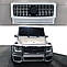 Передня решітка (GT, з хром смужками) Чорна з хром смужками для Mercedes G сlass W463 1990-2018рр, фото 3