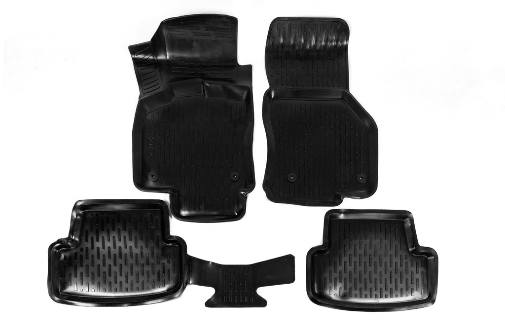 Гумові килимки (4 шт, Niken 3D) для Volkswagen Golf 7/E-Golf