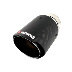 Насадка на глушник AKRAPOVIC (Акрапович) Карбон (мат), 63/114 мм, фото 1