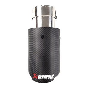 Насадка на глушник AKRAPOVIC (Акрапович) Карбон (мат), 63/114 мм, фото 3