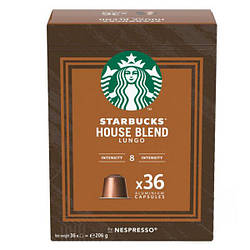Кава в капсулах Starbucks Nespresso House Blend 36 шт США Старбакс неспрессо