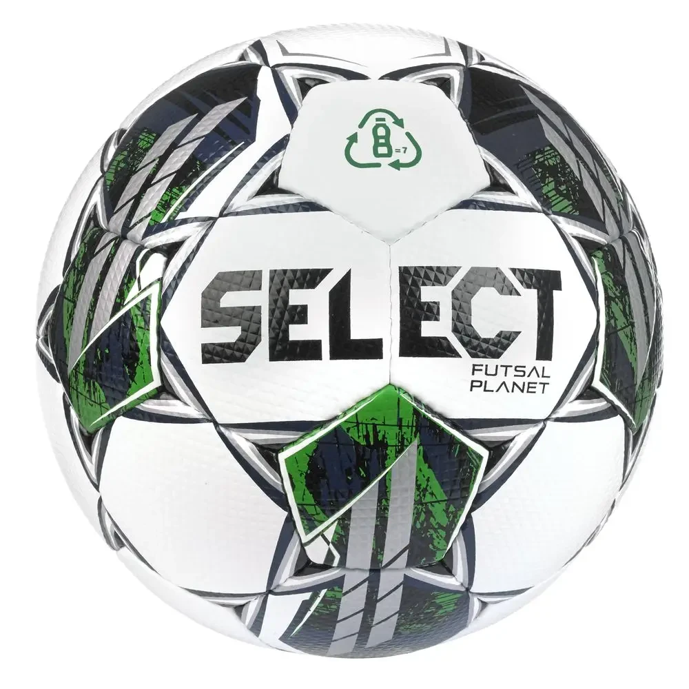 М'яч для футзалу Select Futsal Planet v22 (327) біло/зелений, розмір 4