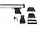 Перемички на гладку дах (2 шт, Asaf V4) для Toyota Rav 4 1996-2001 рр, фото 5