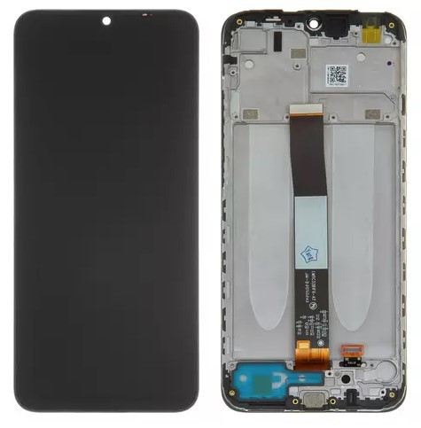 Дисплей для Xiaomi Redmi 9A, Redmi 9AT, Redmi 9C, чорний, без рамки, Original (PRC), переклеєне скло