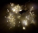 Гірлянда дріт світлодіодний для дому 10 метрів+ батарейки, фото 4