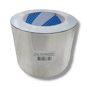 Скотч термостійкий (200 С) алюмінієвий 100 мм х 50 м 30 мкм