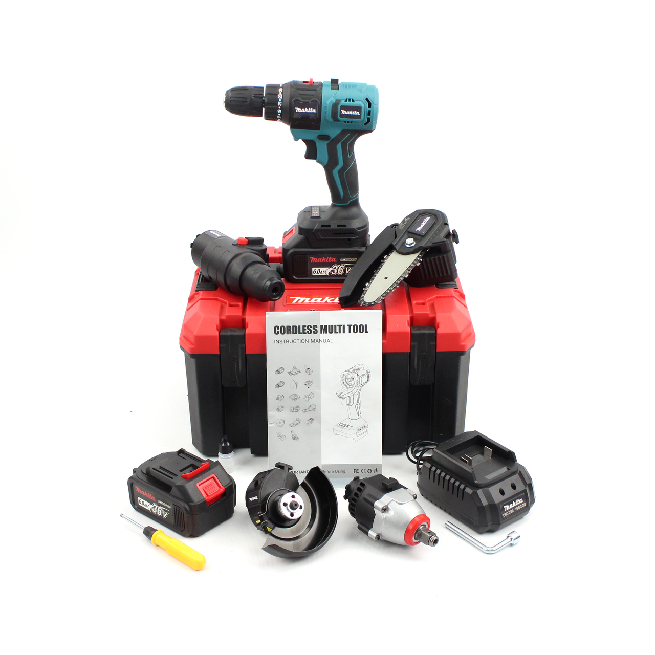 Акумуляторний багатофункціональний інструмент Makita DF482DWE 5в1