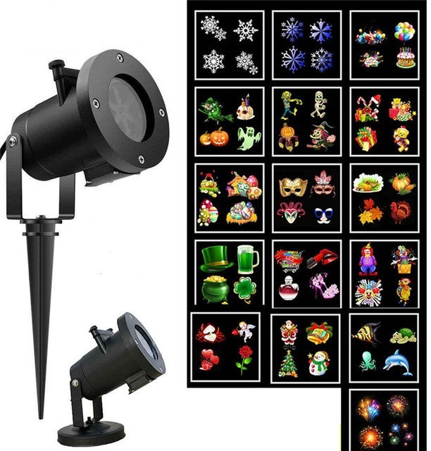 Лазерний проектор Star Shower Slide Show зі слайдами, фото 1