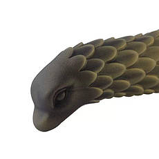 Силіконовий дилдо Hismith 8.5" Squama Beast Silicone Dildo Monster Series, фото 4