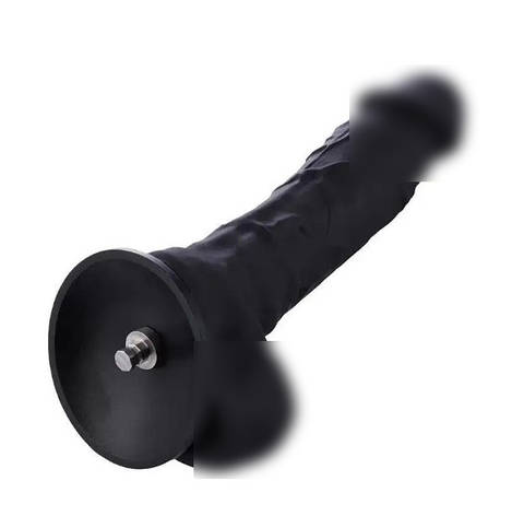 Силіконовий дилдо Hismith 8.3" Silicone Dildo Black, фото 1