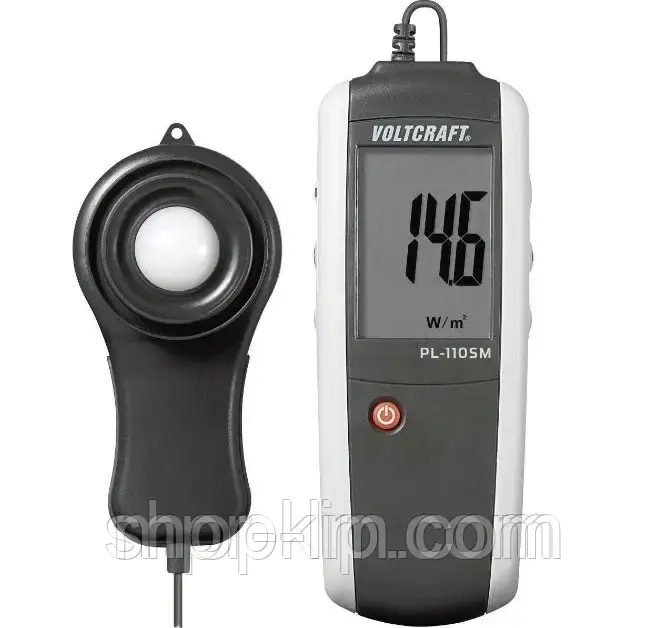 Радіометр неселективний Voltcraft PL-110SM, діапазон 0 - 1999 W/m², Німеччина
