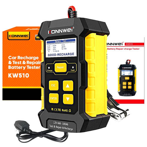 Зарядка для машинного аккумулятора 3в1 (зарядное + тестер ...