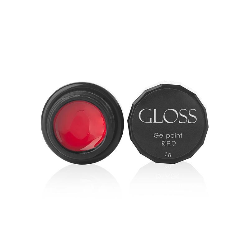Гель-фарба GLOSS Red, 3 г