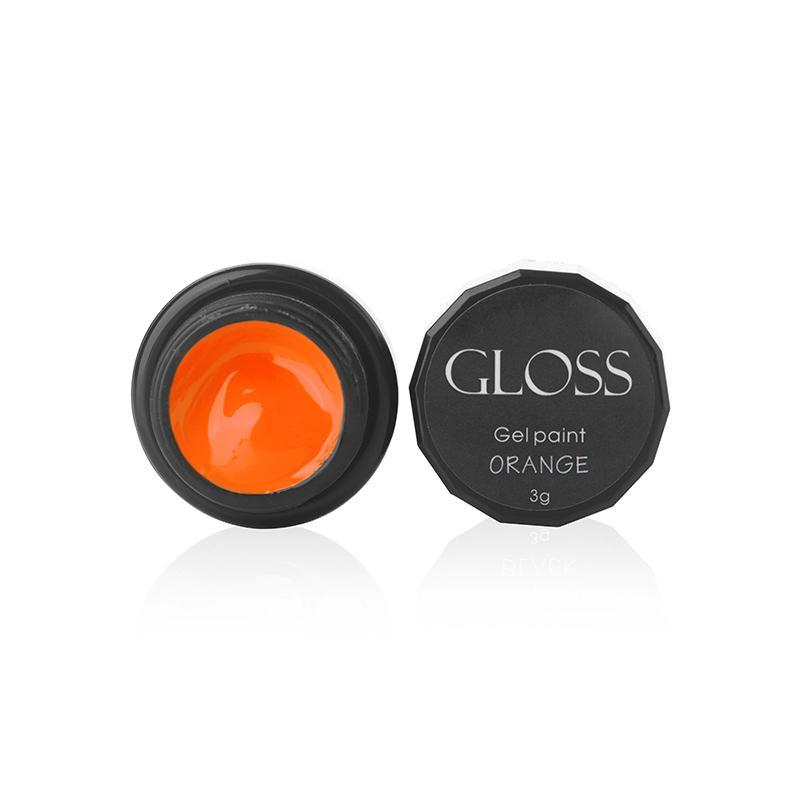 Гель-фарба GLOSS Orange, 3 г