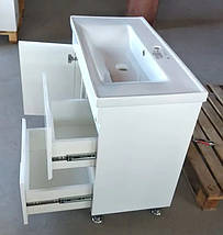 Тумба підлогова Сіметрі 80 см з умивальником Sava, фото 3