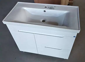 Тумба підлогова Сіметрі 80 см з умивальником Sava, фото 2