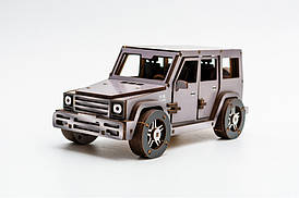 Дерев'яний 3D конструктор авто Gelandewagen Гелендваген, модель 109 деталей