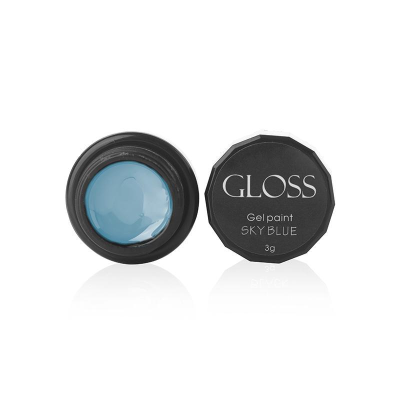 Гель-фарба GLOSS Sky blue, 3 г