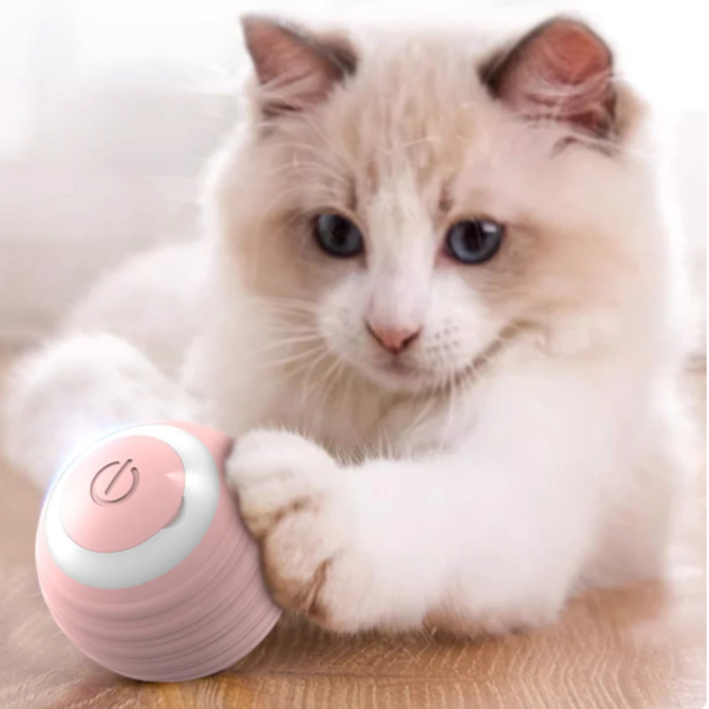 Обертовий м'ячик для котів та маленьких собак Gravitational Rolling Ball Інтерактивна смарт іграшка