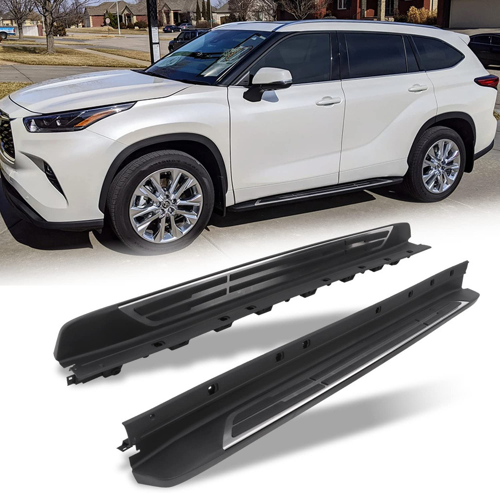 Бокові підніжки OEM (2 шт., Алюміній) для Toyota Highlander 2019-2024 рр