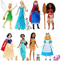 Колекція із 8 модних ляльок Дісней з аксесуарами Mattel Disney Princess Fashion Doll 8-Pack