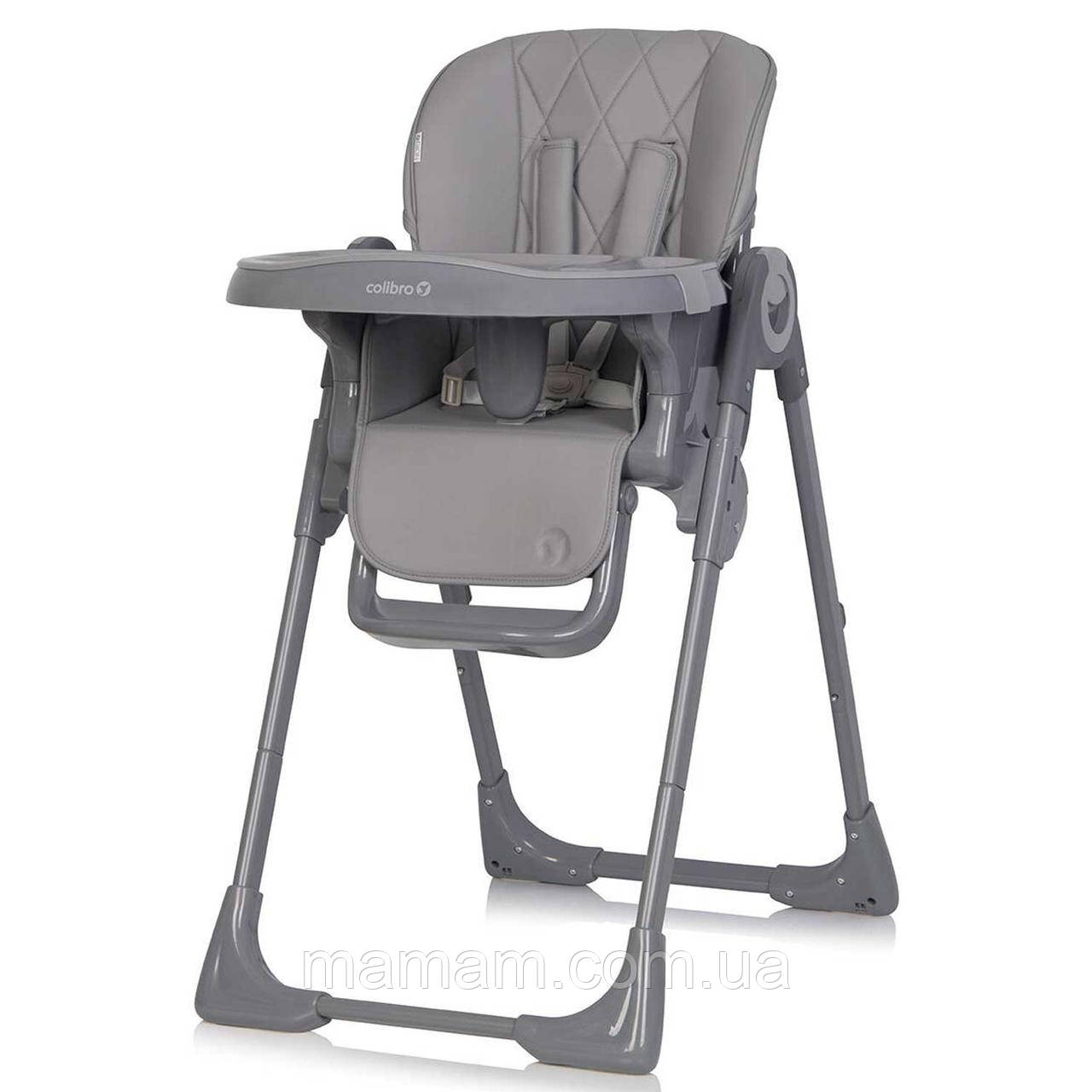 Високий стільчик для годування шезлонг Colibro Noto Onyx, фото 1