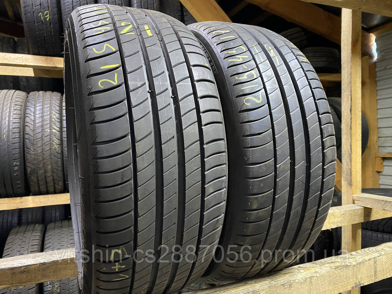 Літні шини 215/45R17 Michelin Primacy3 2021/2019рік 2шт, фото 1