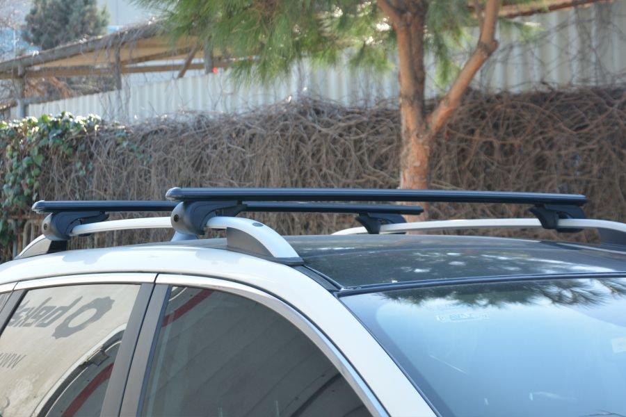 Перемички на звичайні рейлінги під ключ Bold Bar Lite V1 (2 шт) Чорні для Toyota Land Cruiser 200