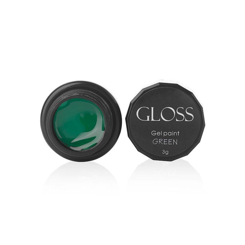 Гель-фарба GLOSS Green, 3 г