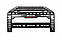 Роллбар Dakar Чорний Bed Rack для Toyota Hilux 1997-2005 рр, фото 7