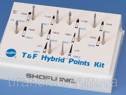 Набор алмазных инструментов Hybrid Points Kit (Гибрид Поинес Кит), SHOFU 22 бора - фото 4 - id-p29395573