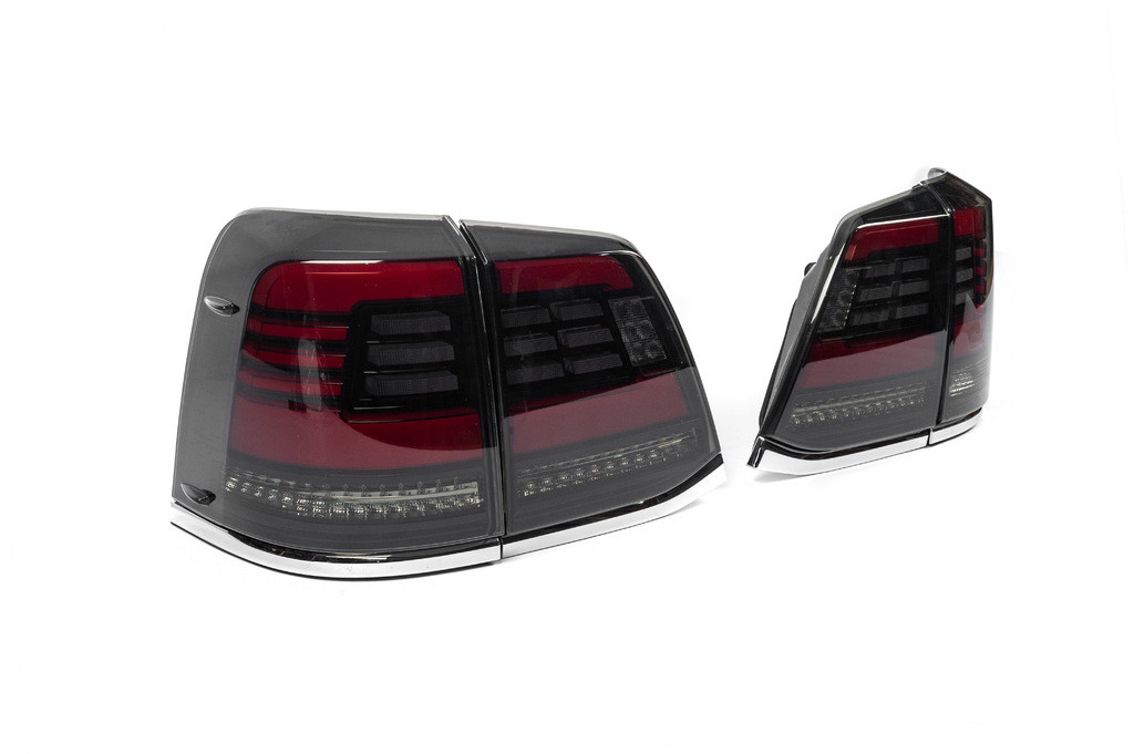 Задні ліхтарі 2008-2015 (Sequential Red) для Toyota Land Cruiser 200, фото 1