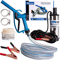 Занурювальний масляний насос 12 В 51 мм з кабелем 4 м і пістолетом Geko G00975