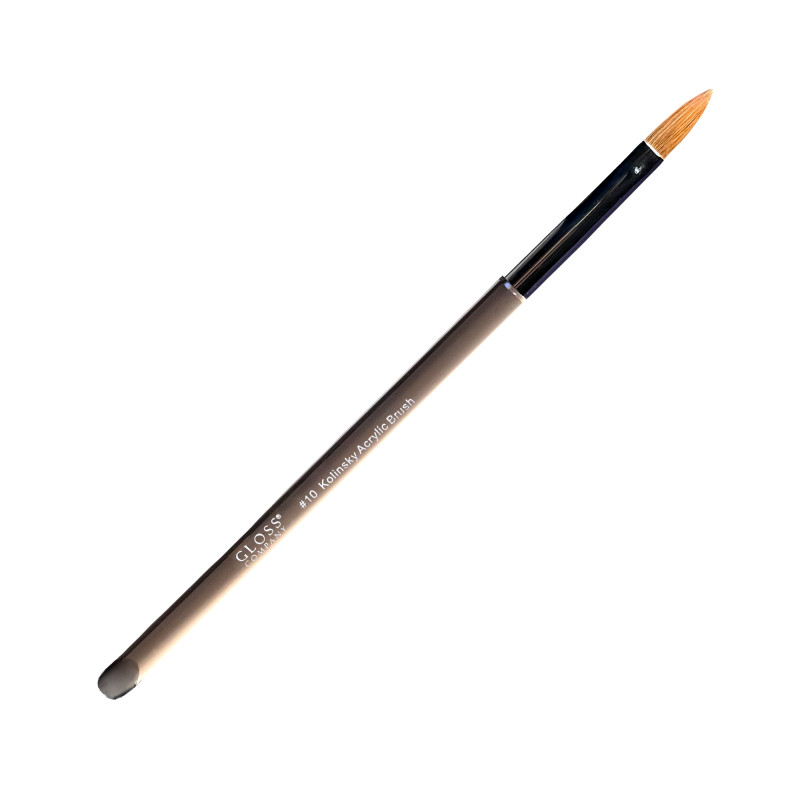 Пензлик GLOSS Acrylic №10 Kolinsky