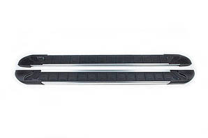 Бокові пороги RedLine V1 (2 шт., Алюміній) для Jeep Cherokee KL 2013-2024 рр