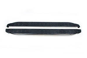 Бокові пороги BlackLine (2 шт., Алюміній) для Jeep Cherokee KL 2013-2024 рр